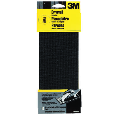 3M 11-1/4 in. L X 4-3/16 in. W 220 Grit Sandpaper 1 pk