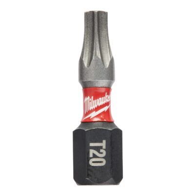 Milwaukee Shockwave Torx T20 X 1 in. L Insert Bit Steel 2 pk