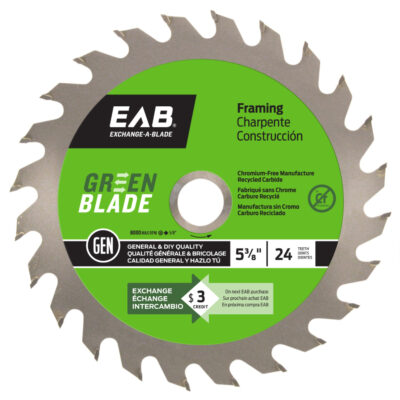 Exchange-A-Blade 5-3/8 in. D X 5/8 in. Carbide Framing Saw Blade 24 teeth 1 pk