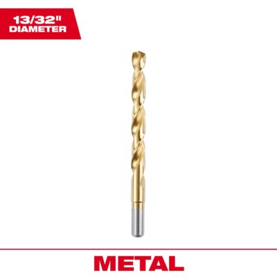 Milwaukee Thunderbolt 13/32 in. X 5-1/4 in. L High Speed Steel Drill Bit 3-Flat Shank 1 pc