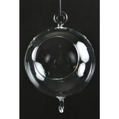 Touch of Nature Silver Glass 6 in. H Terrarium Gazing Ball