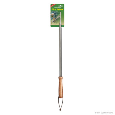 Coghlan’s Silver Extendable Fire Poker 30 in. H X 3 in. W X 1-1/4 in. L 1 pk